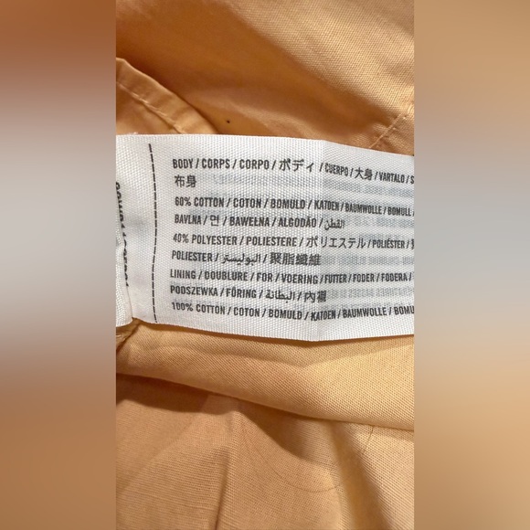 Abercrombie & Fitch Ruffled Plunge V-Neck Tiered Mini Dress Orange XL summer - Picture 11 of 11